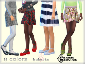 Sims 4 — Shoes Child by bukovka — Shoes for girls, children. Installed stand-alone, suitable for the base game. My new