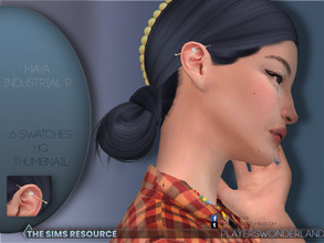 Sims 4 — Maya Industrial R by PlayersWonderland — This Industrial comes in 3 crystal colors, as well as 2 metallic