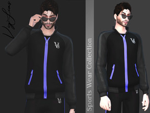 Sims 4 — Top I Male - Sports Wear Collection by Viy_Sims — All Maps 1 Colors Compatible with HQ mode Low Poly