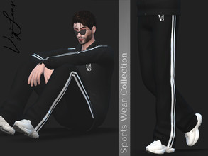 Sims 4 — Pants I Male - Sports Wear Collection by Viy_Sims — All Maps 11 Colors Compatible with HQ mode Low Poly