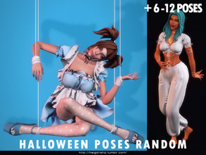 Sims 4 — Halloween poses Random Posepack and CAS by HelgaTisha — Pose pack - Including 6-12 poses - All in one CAS -