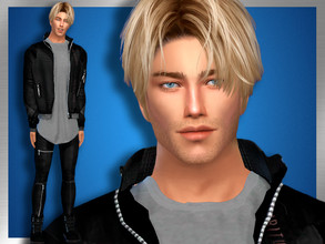 Sims 4 — Justin Field by DarkWave14 — Download all CC's listed in the Required Tab to have the sim like in the pictures.