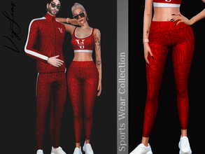 Sims 4 — Exclusive Pants - Sports Wear Collection by Viy_Sims — All Maps 7 Colors Compatible with HQ mode Low Poly