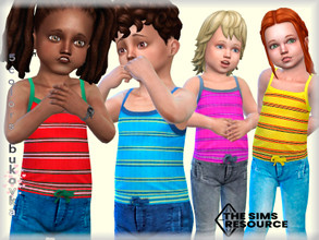 Sims 4 — Shirt  Toddler by bukovka — T-shirt for toddlers, boys and girl. Installed autonomously, suitable for the base