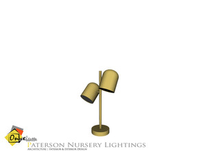 Sims 4 — Paterson Table Lamp by Onyxium — Onyxium@TSR Design Workshop Lighting Collection | Belong To The 2021 Year