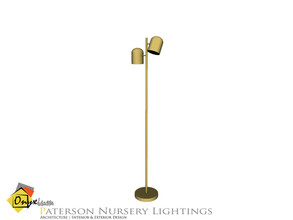 Sims 4 — Paterson Floor Lamp by Onyxium — Onyxium@TSR Design Workshop Lighting Collection | Belong To The 2021 Year