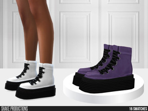Sims 4 — 795 - Boots by ShakeProductions — Shoes/Boots New Mesh All LODs Handpainted 16 Colors