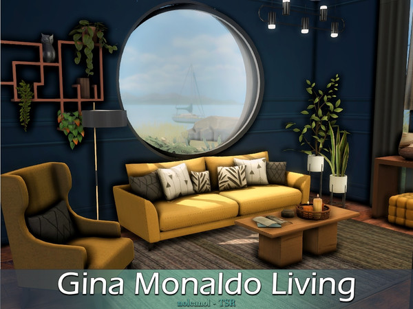 Sims 4 — Gina Monaldo Living / TSR CC only by nolcanol — Gina Monaldo Living CC used! Please, read the Required section.