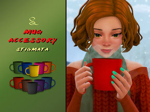 Sims 4 — Mug Accessory by simlasya — All LODs New mesh 10 swatches Toddler to elder Custom thumbnail Not compatible with