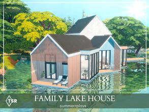 Sims 4 — Family Lake House - gallery  by Summerr_Plays — Family Lake House in beautiful Willow Creek. Willow Creek 50x50