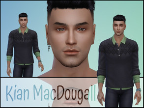 Sims 4 — Kian MacDougall by fransyung — SIM Details Name: Kian MacDougall Age Group: Young adult Gender: Male - Can use