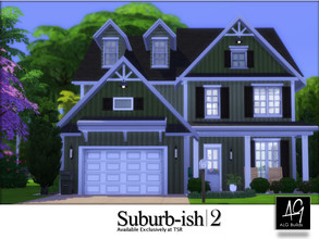 Sims 4 — Suburb-ish 2  by ALGbuilds — Suburb-ish 2 is a perfect home for a growing family. This home has 4 bedroom, 4