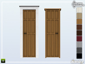 Sims 4 — Myron Door 1x1 by Mutske — Part of the Myron Constructionset. Made by Mutske@TSR.
