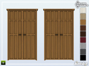 Sims 4 — Myron Door B 2x1 by Mutske — Part of the Myron Constructionset. Made by Mutske@TSR.