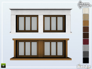 Sims 4 — Myron Window Privat 2x1 by Mutske — Part of the Myron Constructionset. Made by Mutske@TSR.