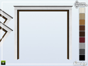 Sims 4 — Myron Arch A 3x1 by Mutske — Part of the Myron Constructionset. Made by Mutske@TSR.