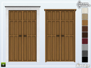 Sims 4 — Myron Door 2x1 by Mutske — Part of the Myron Constructionset. Made by Mutske@TSR.
