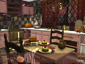 Sims 4 — Pumpkin Purple - Kitchen by fredbrenny — Purple? Hey! This is pink! OK, you know, I am about color. My next