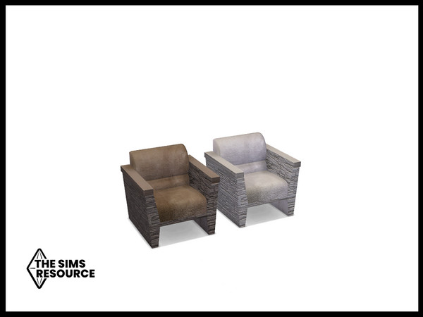 Sims 4 — Harmony and Hue Chair by seimar8 — Maxis match harmony and hue chair in rustic wood and faux fur Get To Work