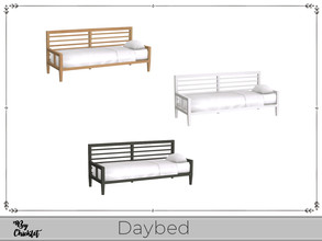 Sims 4 — Dual Purpose Daybed Single Bed by Chicklet — Working from home can be a problem if you are lacking in space.