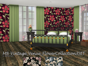 Sims 4 — MB-Vintage_Venue_FlowerCollection3SET by matomibotaki — MB-Vintage_Venue_FlowerCollection3SET 3 romantic floral