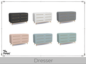 Sims 4 — Floral Dreams Dresser by Chicklet — If you are looking to refresh your master bedroom or guest room, this set is
