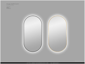 Sims 4 — Hugo bathroom - wall mirror with light by Severinka_ — Wall mirror with light From the set 'Hugo bathroom' Build
