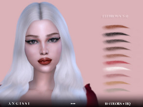 Sims 4 — Eyebrows-n41 by ANGISSI — *For all questions go here - angissi.tumblr.com 10 colors HQ compatible female Custom