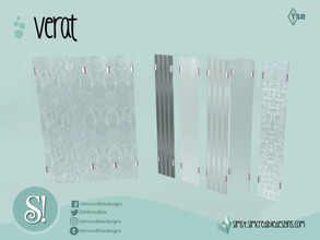 Sims 4 — Verat Separator Half Tile by SIMcredible! — by SIMcredibledesigns.com available at TSR 6 colors variations