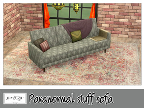 Sims 4 — Paranormal sofa by so87g — cost: 500$, 9 colors, you can find it in comfort - sofa NEW features of the object: