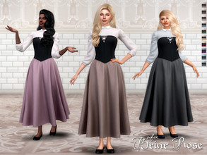 Sims 4 — Briar Rose Dress by Sifix2 — Inspired by Disney's Sleeping Beauty, the princess Aurora/Briar Rose. Available in