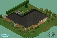 Sims 1 — Lakeside Dwelling by FearOfxTheDark1 — This lovely one-story home was inspired by a House of the Week layout in