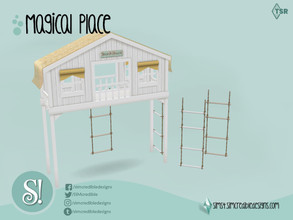 Sims 4 — Magical Place decor rope ladder by SIMcredible! — by SIMcredibledesigns.com available at TSR 2 colors variations