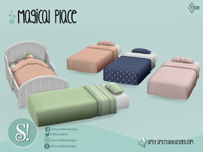 Sims 4 — Magical place toddler bed mattress by SIMcredible! — by SIMcredibledesigns.com available at TSR 6 colors