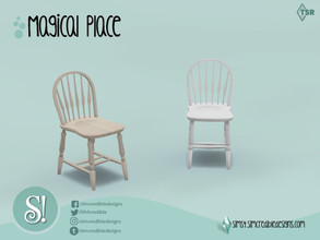 Sims 4 — Magical Place chair by SIMcredible! — by SIMcredibledesigns.com available at TSR 2 colors variations