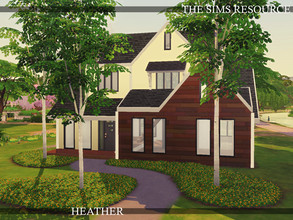 Sims 4 — Heather | noCC by simZmora — This cozy, unfurnished house can be a perfect place for your creativity, because