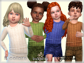 Sims 4 — Shirt  Toddler by bukovka — Sweater for toddlers of both sexes. Installed autonomously, suitable for the base