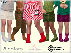 Sims 4 — Socks Toddler by bukovka — Socks for toddlers of both sexes. Installed autonomously, suitable for the base game.