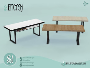 Sims 4 — Energy Bar by SIMcredible! — by SIMcredibledesigns.com available at TSR 3 colors variations