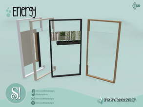 Sims 4 — Energy Mirror by SIMcredible! — by SIMcredibledesigns.com available at TSR 4 colors variations 