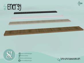 Sims 4 — Energy Ceiling beam 4x1 by SIMcredible! — by SIMcredibledesigns.com available at TSR 4 colors variations