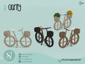 Sims 4 — Clarity bike decor by SIMcredible! — by SIMcredibledesigns.com available at TSR 4 colors variations