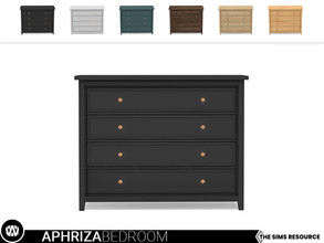 Sims 4 — Aphriza Dresser by wondymoon — - Aphriza Bedroom - Dresser - Wondymoon|TSR - Creations'2021