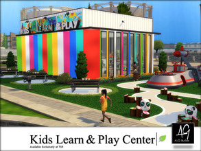 Sims 4 — Kids Learn and Play Center by ALGbuilds — Kids Learn & Play Center is a part of the Evergreen Harbor