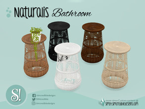 Sims 4 — Naturalis end table 1 by SIMcredible! — by SIMcredibledesigns.com available at TSR 5 colors variations
