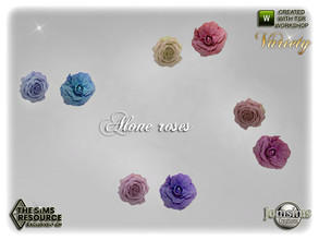 Sims 4 — Cakes Variety deco alone roses by jomsims — Cakes Variety deco alone roses