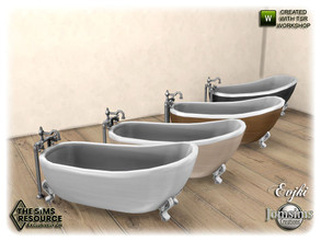 Sims 4 — Evjki bathroom tub by jomsims — Evjki bathroom tub