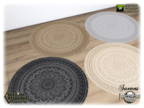 Sims 4 — Suenos bedroom rugs by jomsims — Suenos bedroom rugs