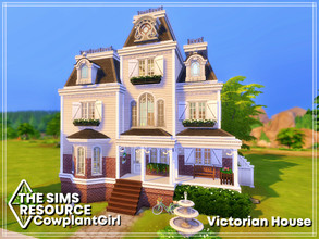 Sims 4 — Victorian House by CowplantGirl — A perfect home for your big family. Lot Size: 30x20.