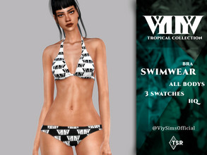 Sims 4 — Bra Swimwear - Tropical Collection by Viy_Sims — New Bra from the Tropical Collection by Viy Sims!! All Maps 3